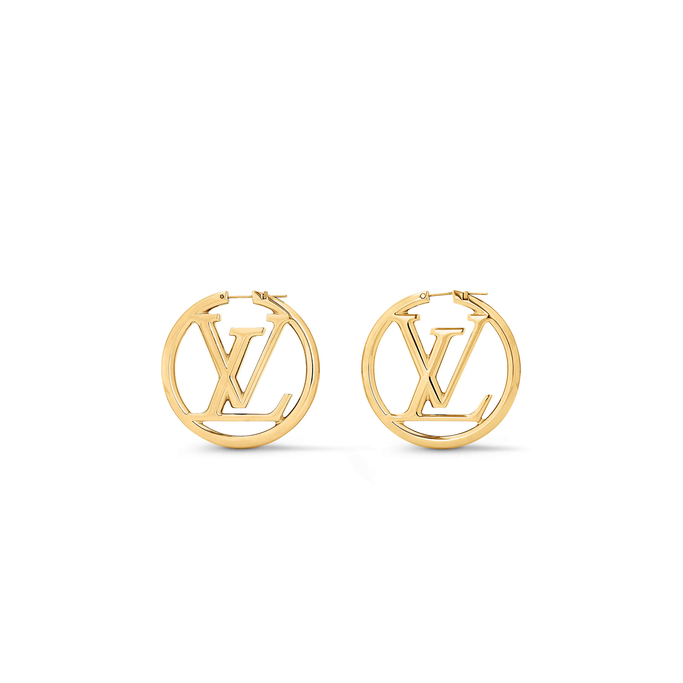 LOUIS VUITTON LOUISE GM HOOP EARRINGS M64288